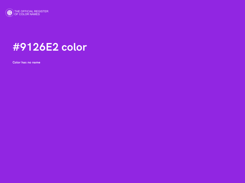 #9126E2 color image