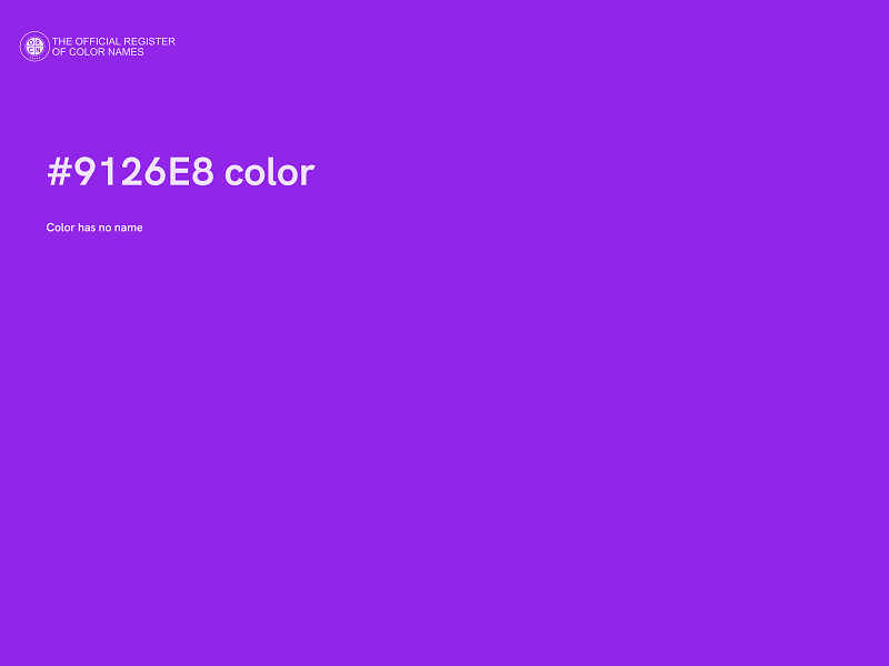 #9126E8 color image