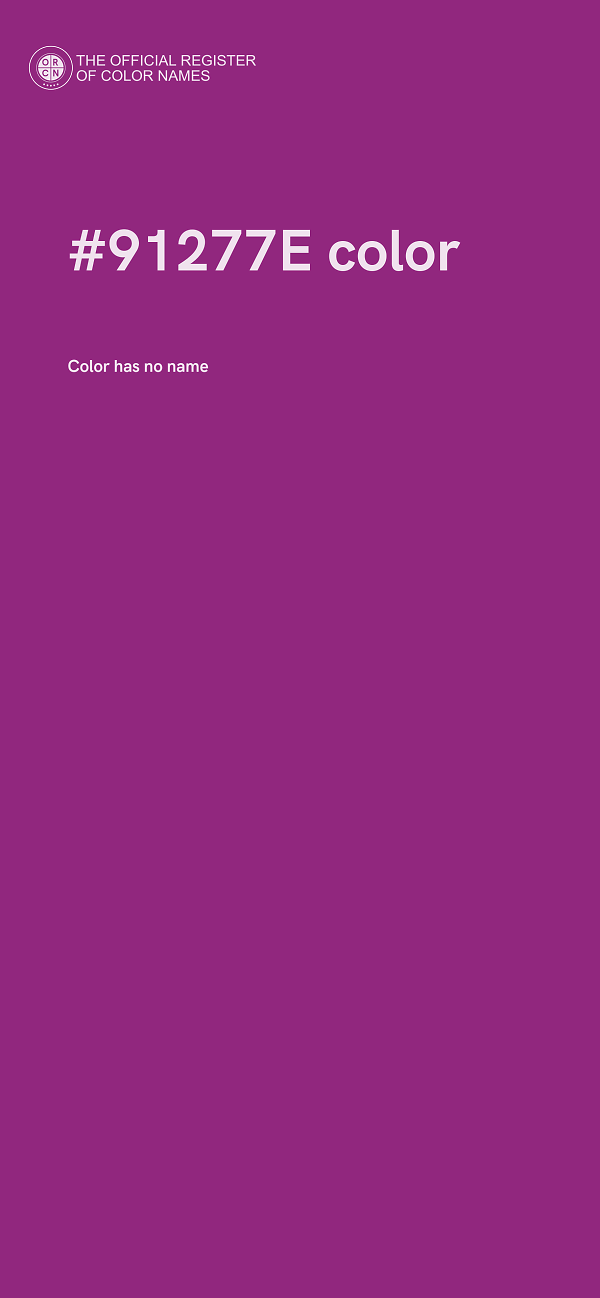 #91277E color image