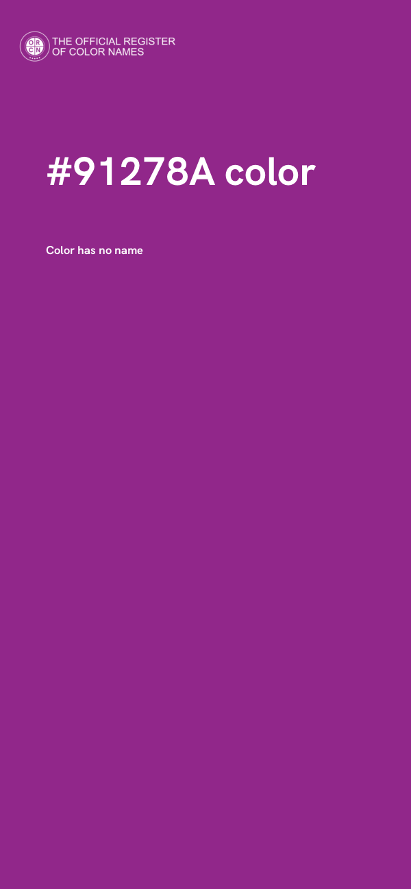 #91278A color image