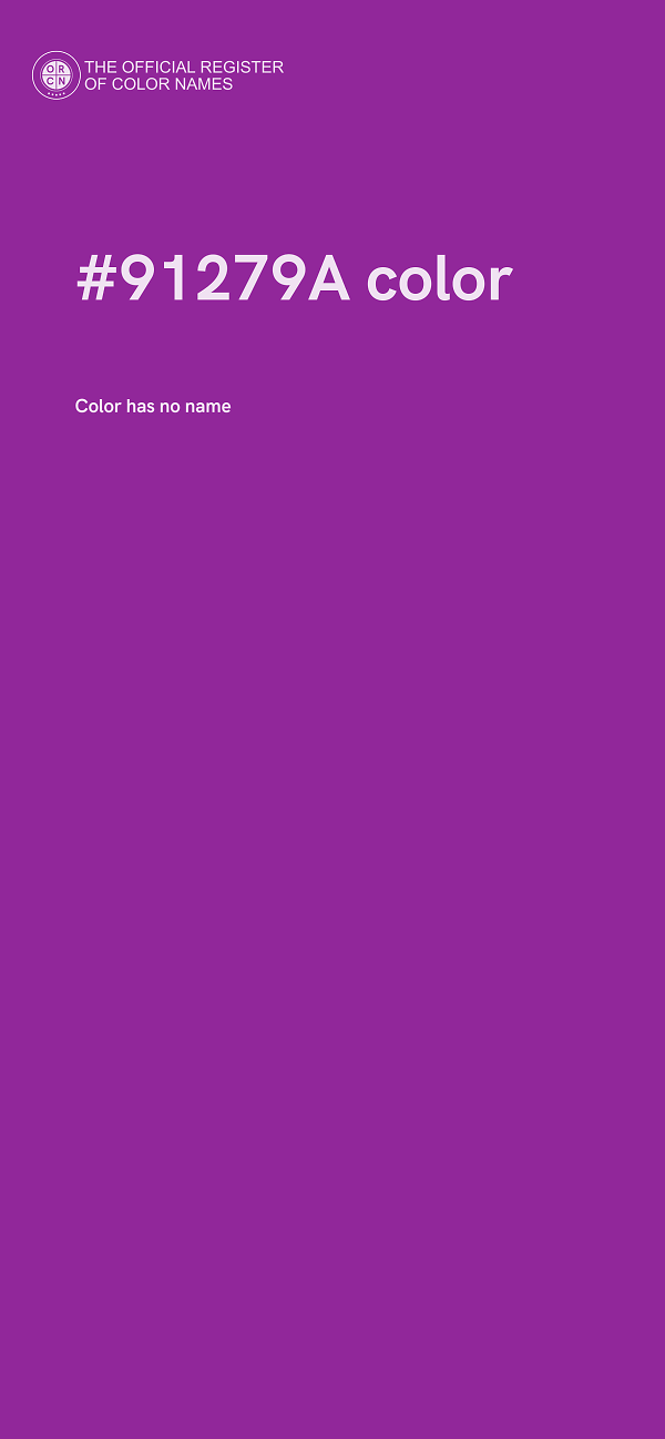 #91279A color image