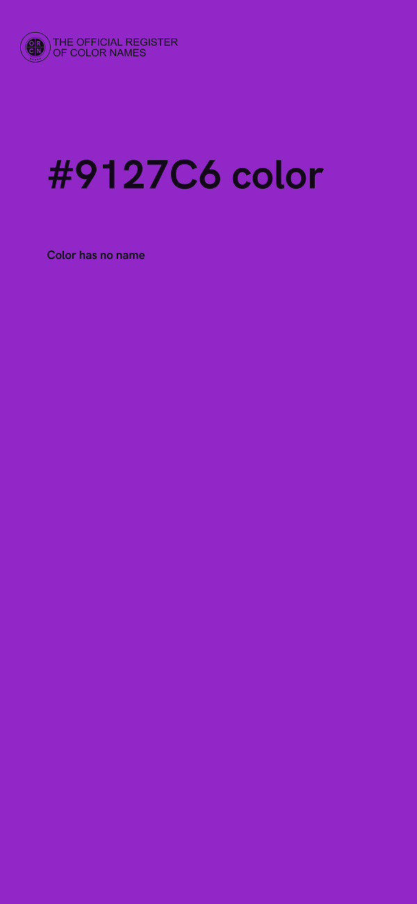 #9127C6 color image