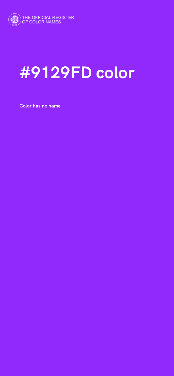 #9129FD color image
