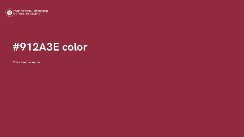#912A3E color image