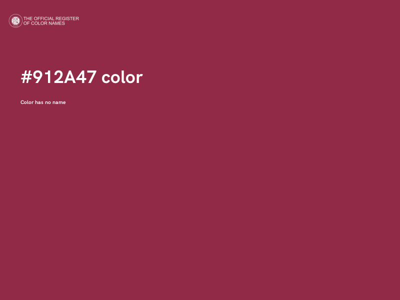 #912A47 color image