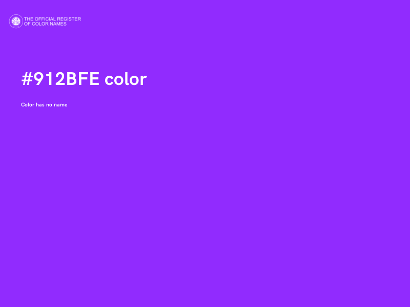 #912BFE color image