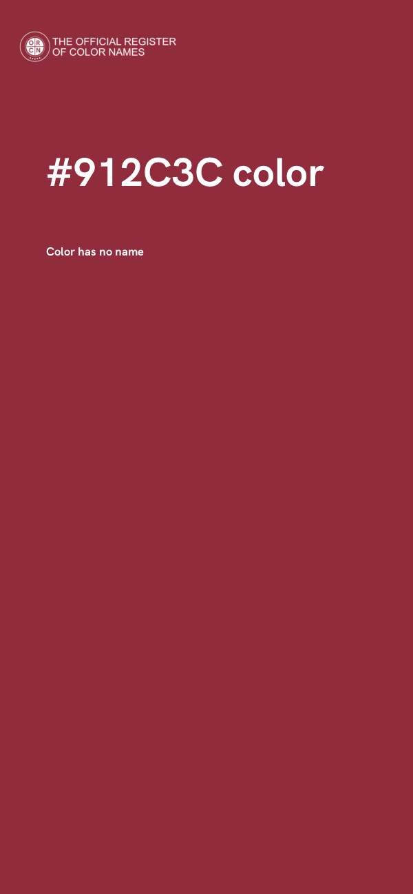 #912C3C color image