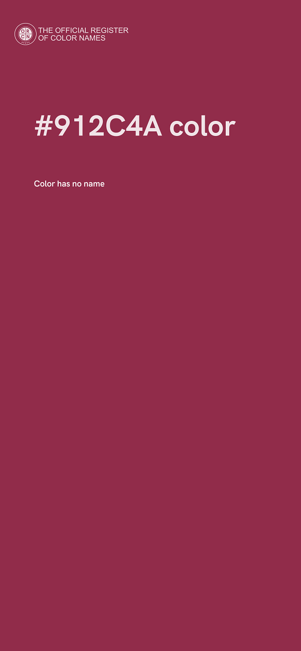 #912C4A color image