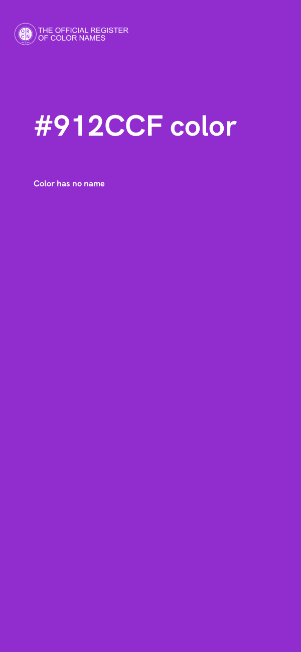 #912CCF color image