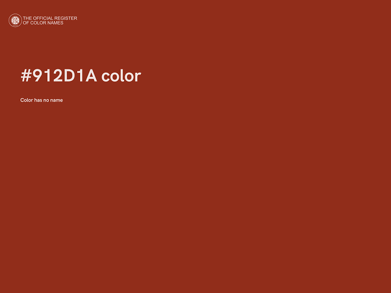 #912D1A color image