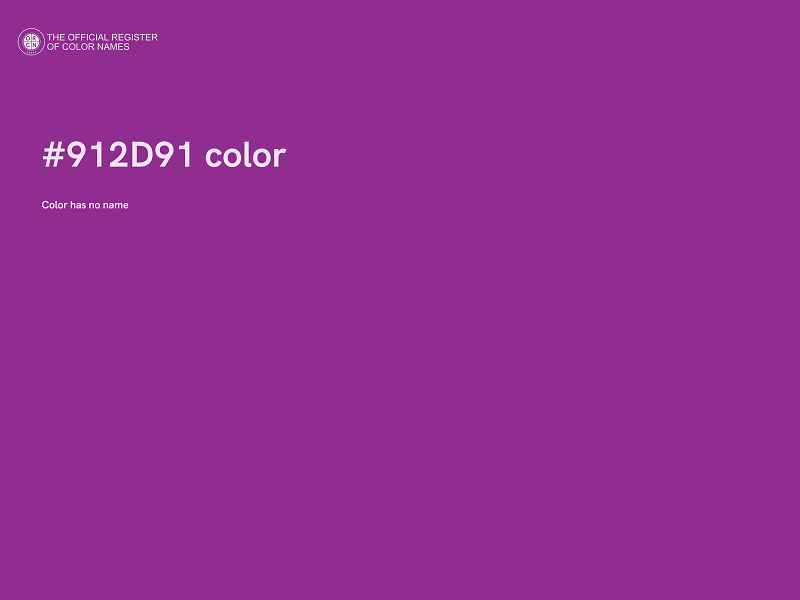 #912D91 color image