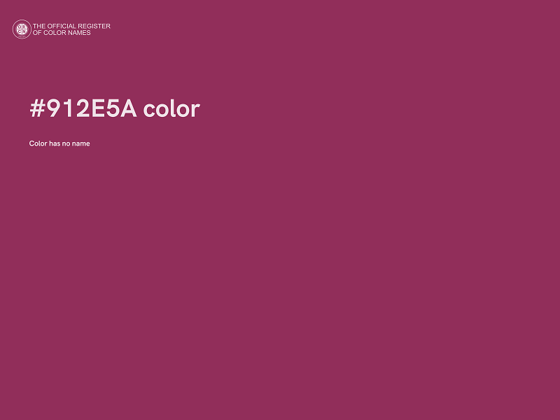 #912E5A color image
