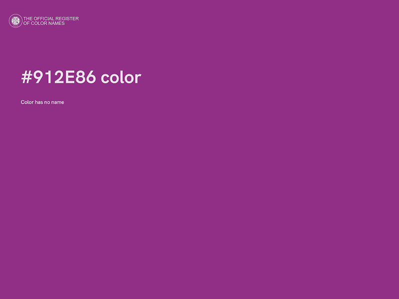 #912E86 color image