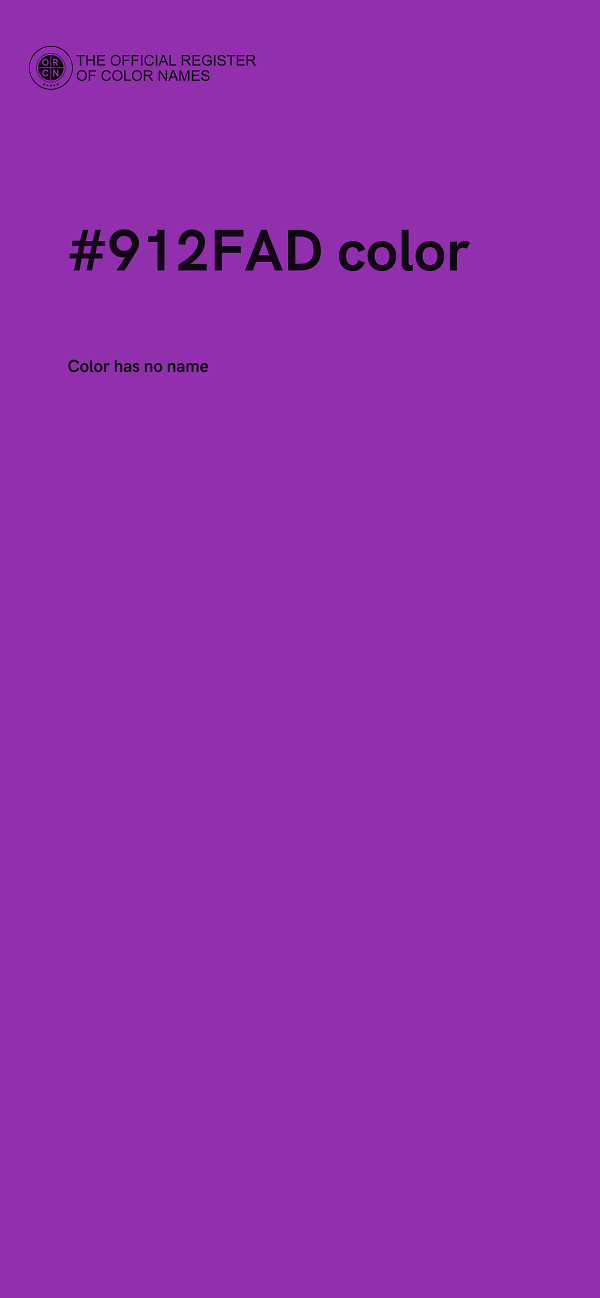 #912FAD color image