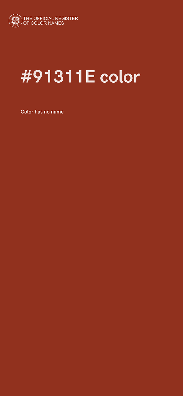 #91311E color image