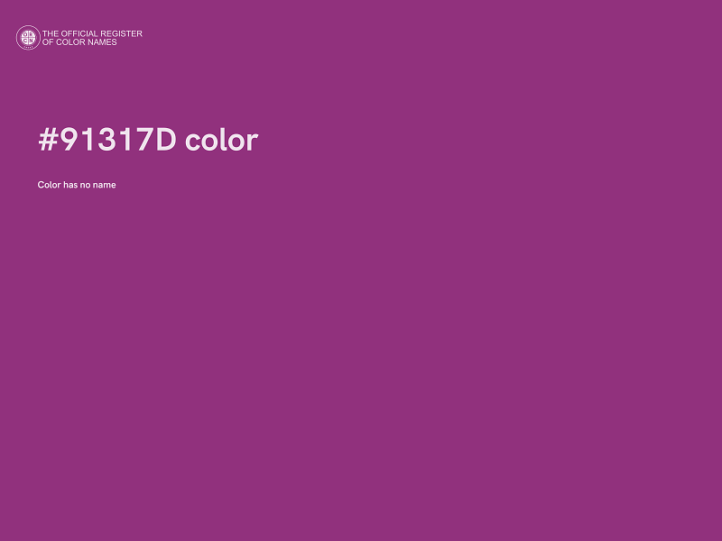 #91317D color image