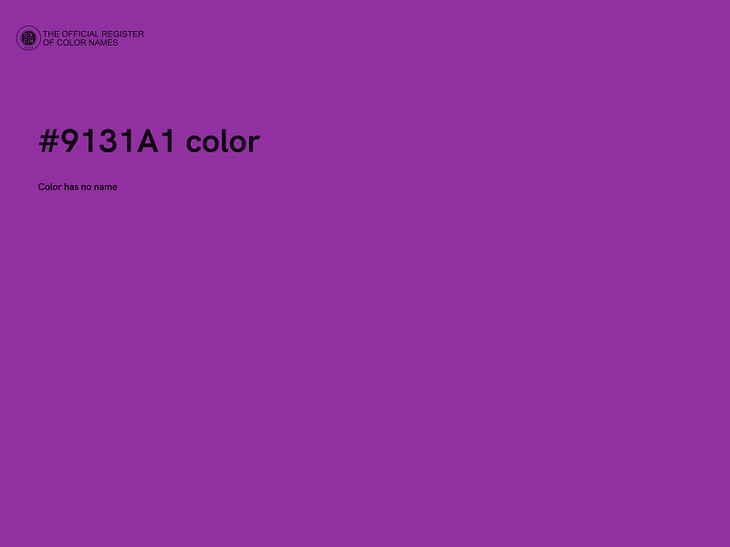 #9131A1 color image