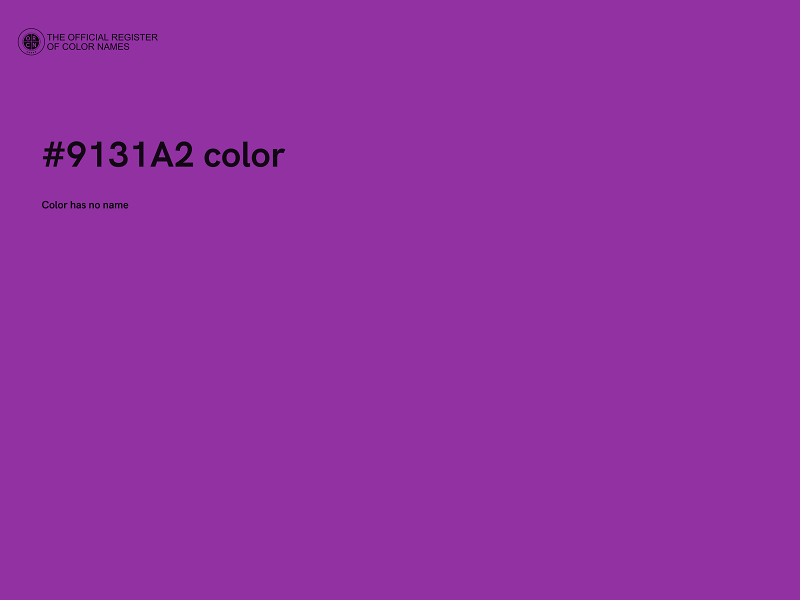 #9131A2 color image