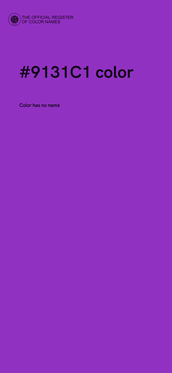 #9131C1 color image