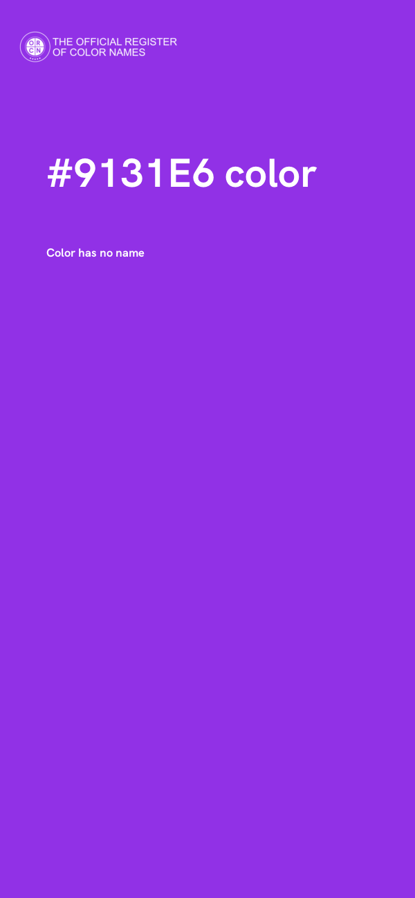 #9131E6 color image