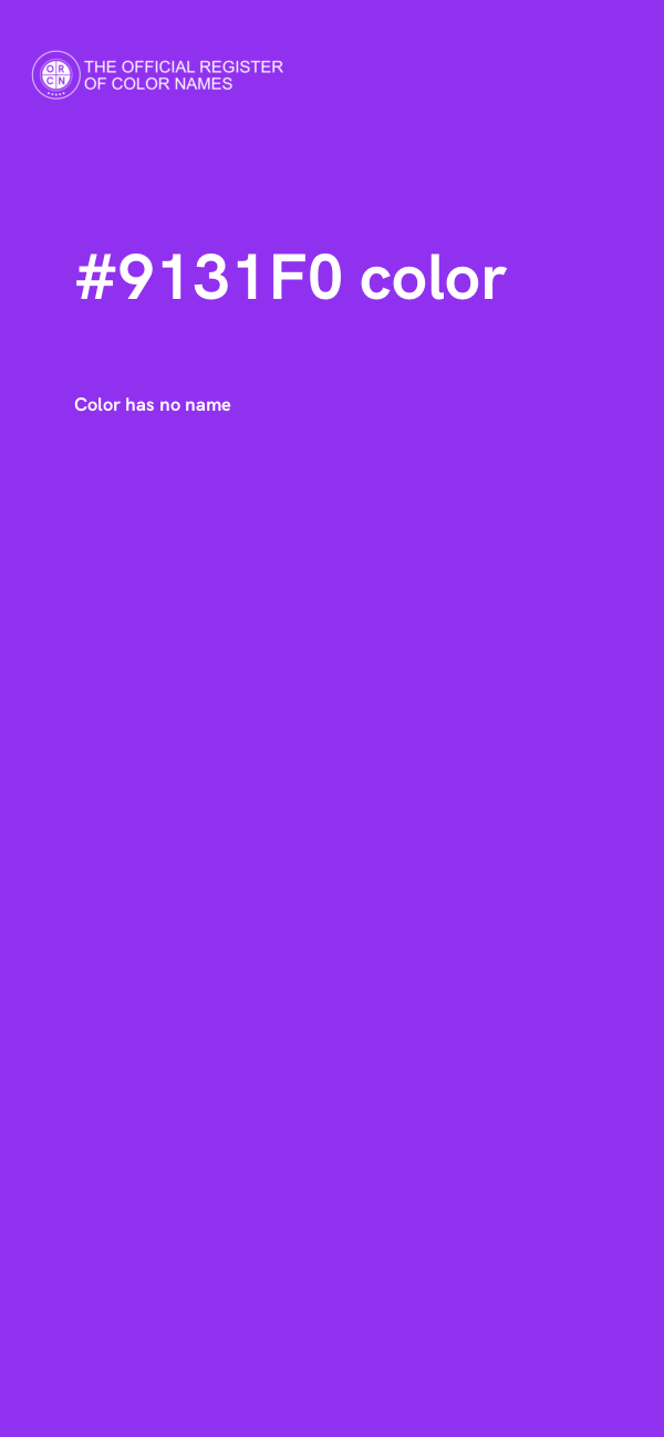 #9131F0 color image