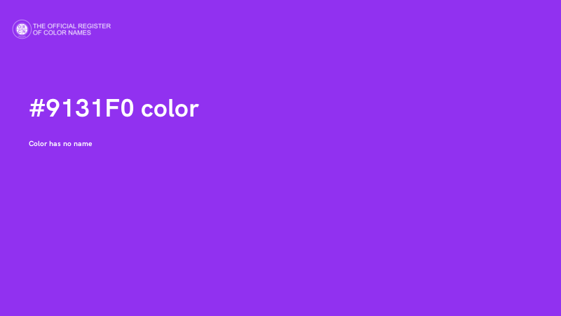 #9131F0 color image