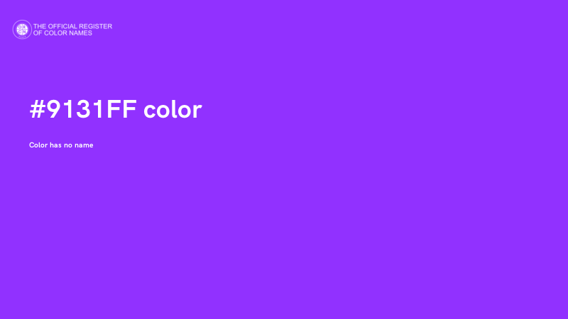 #9131FF color image