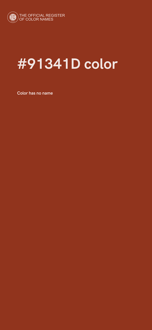 #91341D color image