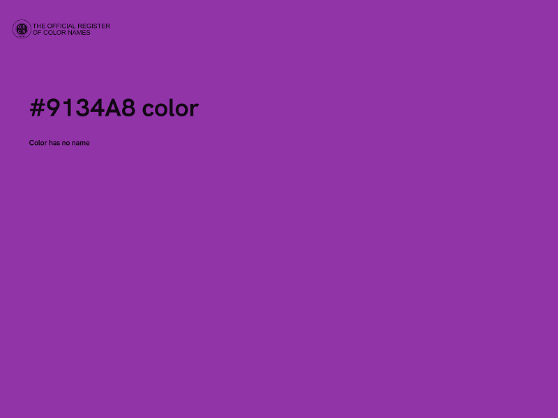 #9134A8 color image