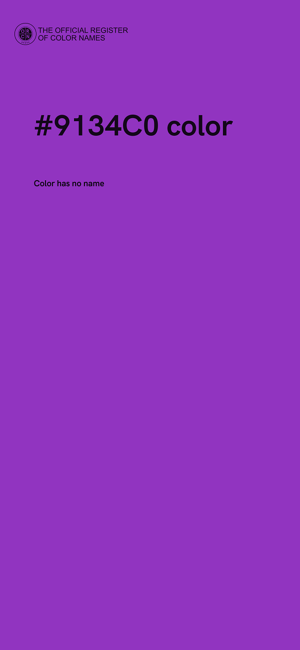 #9134C0 color image