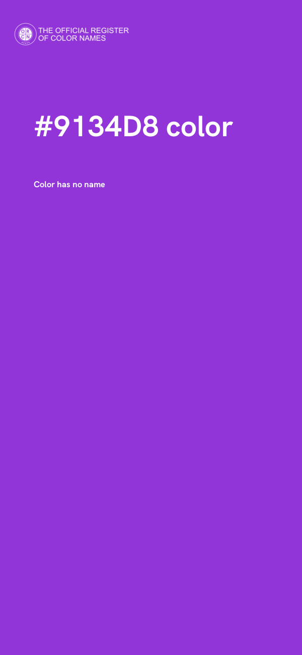 #9134D8 color image