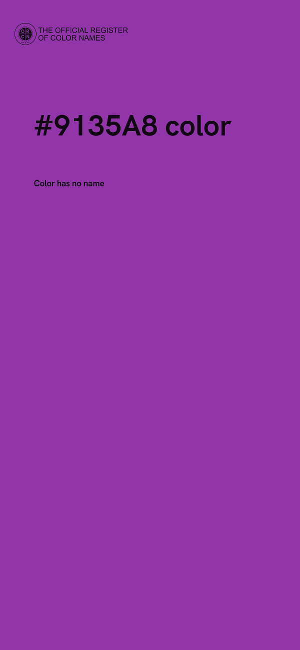 #9135A8 color image
