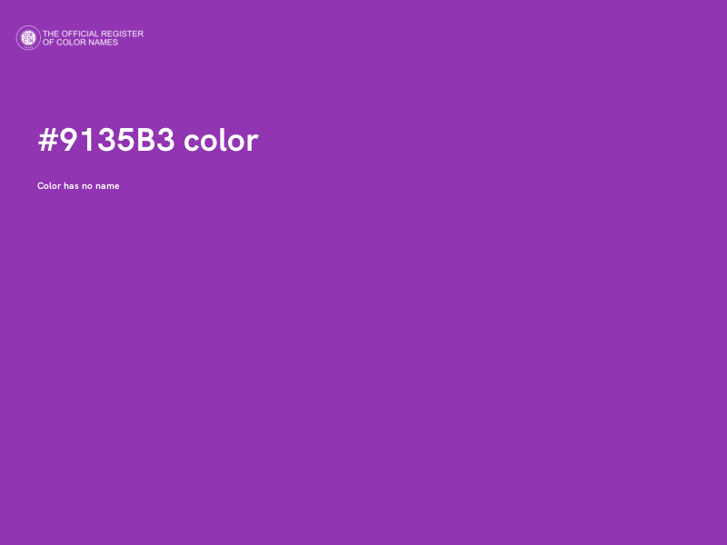 #9135B3 color image
