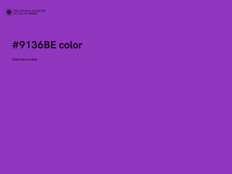 #9136BE color image