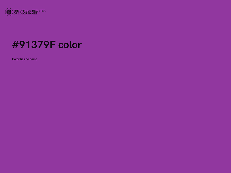 #91379F color image
