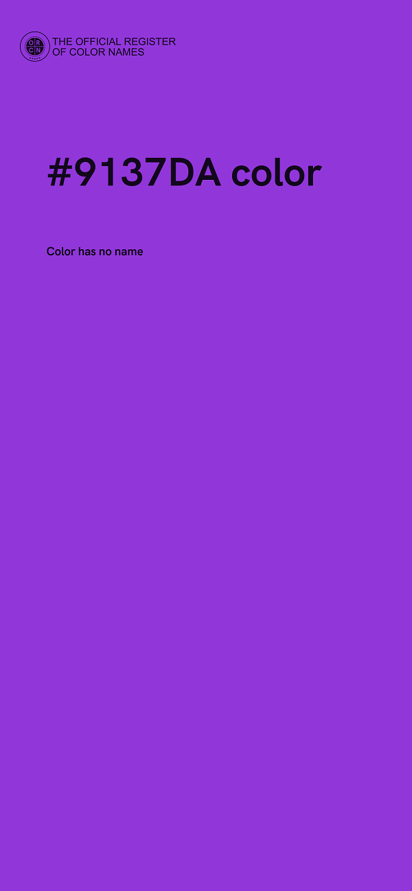 #9137DA color image