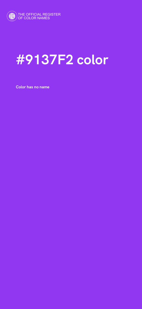 #9137F2 color image