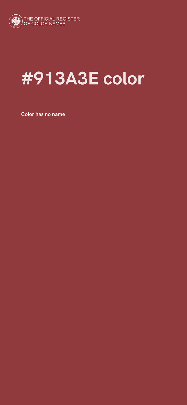 #913A3E color image