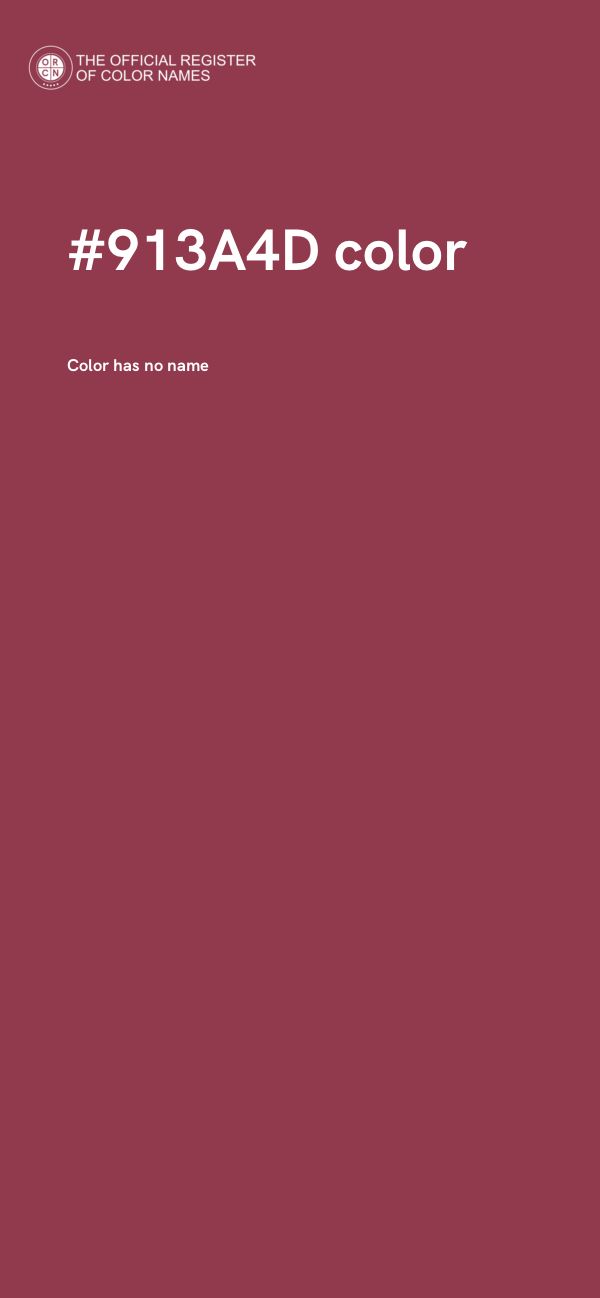 #913A4D color image