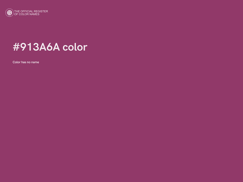 #913A6A color image