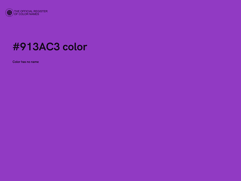 #913AC3 color image