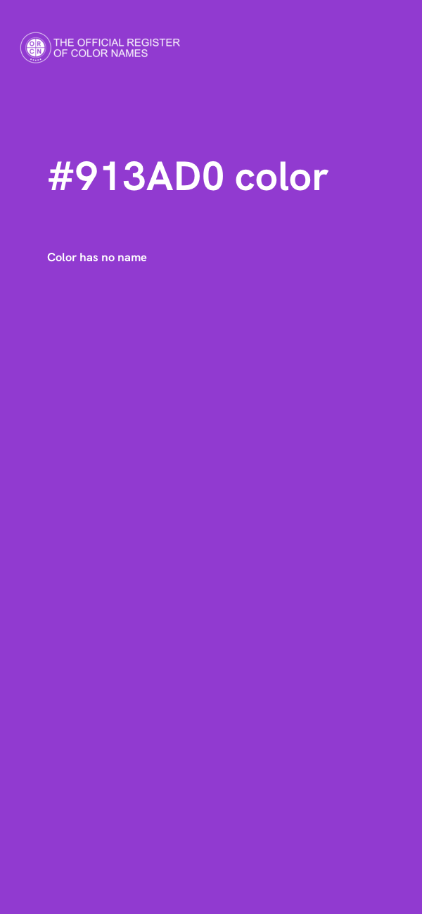 #913AD0 color image