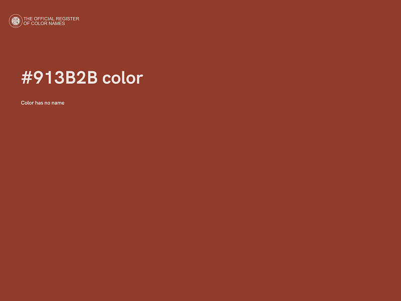 #913B2B color image