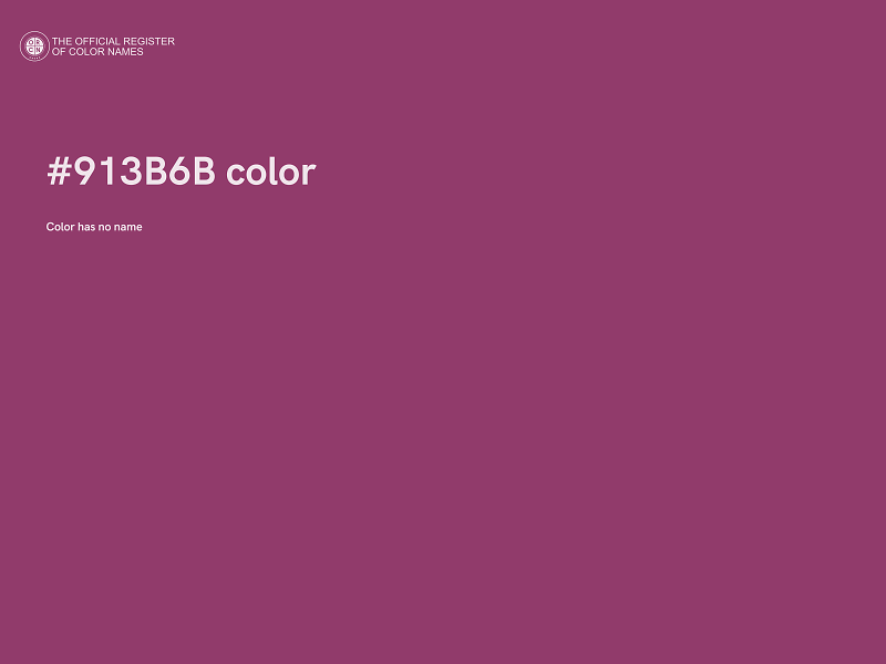 #913B6B color image