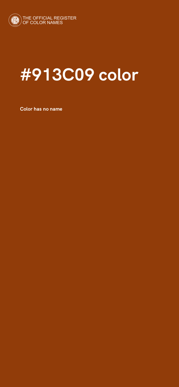 #913C09 color image