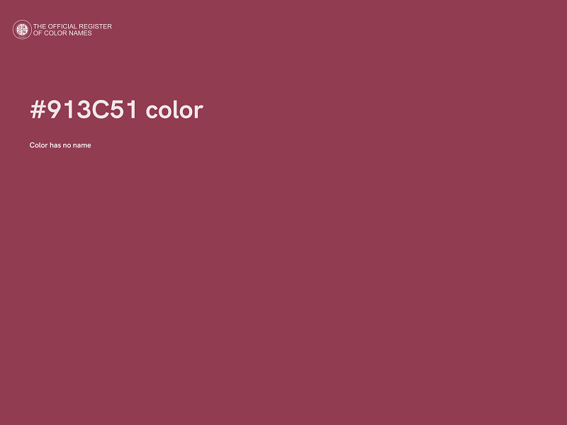 #913C51 color image