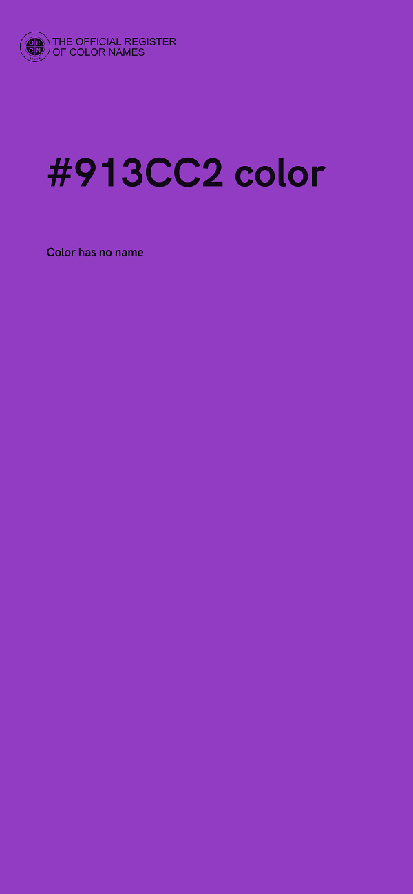 #913CC2 color image