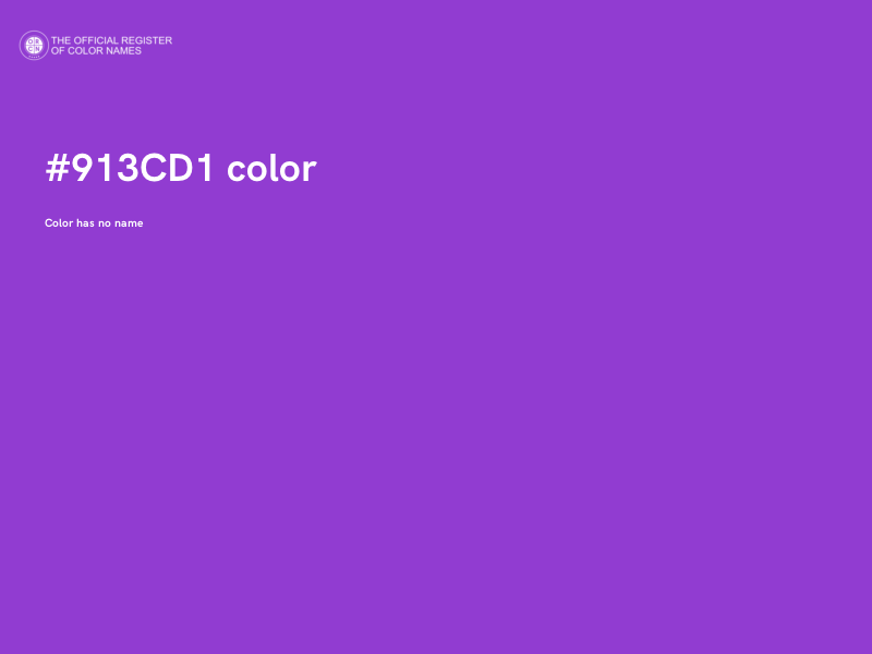 #913CD1 color image