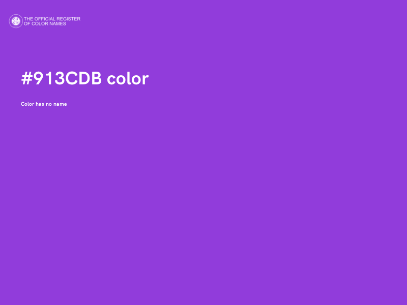#913CDB color image