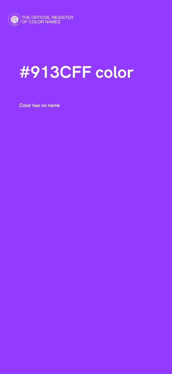 #913CFF color image